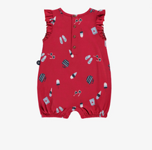 Load image into Gallery viewer, Souris Mini Seaside Jersey Shortie Playsuit
