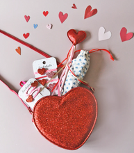 Load image into Gallery viewer, Rockahula Love Heart Glitter Bag
