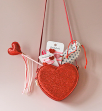 Load image into Gallery viewer, Rockahula Love Heart Glitter Bag
