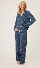 Load image into Gallery viewer, PJ Salvage Polka Dot Party Pyjamas Navy
