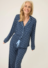 Load image into Gallery viewer, PJ Salvage Polka Dot Party Pyjamas Navy
