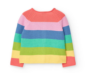 Boboli Rainbow Stripe Cardi