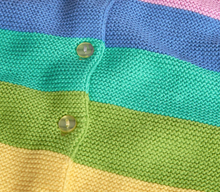 Load image into Gallery viewer, Boboli Rainbow Stripe Cardi
