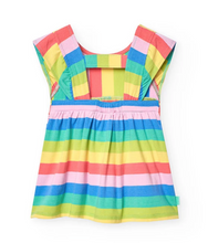 Load image into Gallery viewer, Boboli Rainbow Stripe Dress
