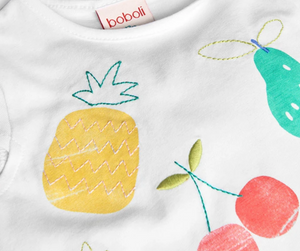 Boboli Tee Fruit Print