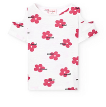 Load image into Gallery viewer, Boboli Red Flowers Tee
