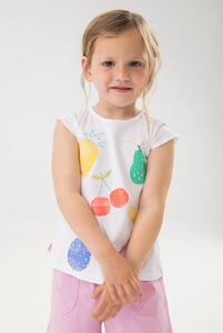 Boboli Tee Fruit Print