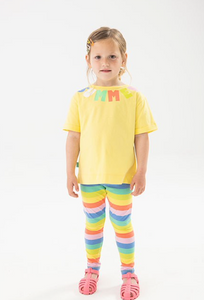 Boboli Rainbow Stripe Legging