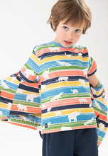 Load image into Gallery viewer, Boboli Tee Animal Stripe
