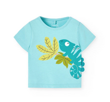 Load image into Gallery viewer, Boboli Baby Tee and Short Gecko Print
