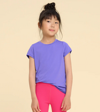 Load image into Gallery viewer, Hatley Purple Opulence Mesh Trim Tee
