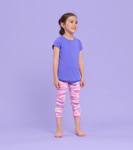 Hatley Purple Opulence Mesh Trim Tee