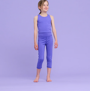 Hatley Purple Opulence Active Capris