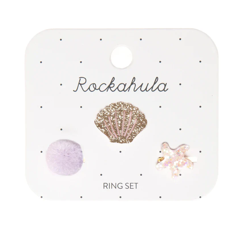 Rockahula Seashell Ring Set