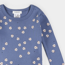 Load image into Gallery viewer, Petit Lem Baseball Print Baby Pyjamas
