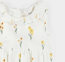 Load image into Gallery viewer, Petit Lem Daffodil Print Shortie Playsuit
