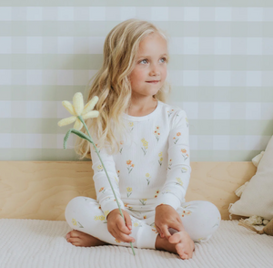 Petit Lem Daffodil Print Pyjamas