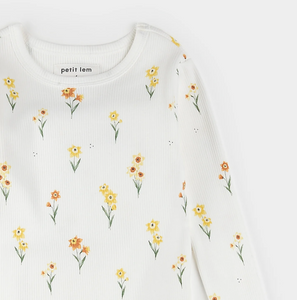 Petit Lem Daffodil Print Pyjamas