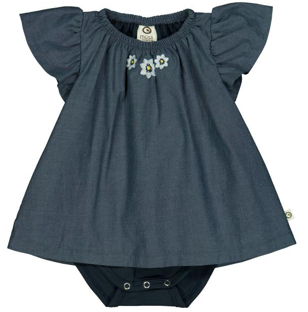 Musli Daisy Chambray Dress Onesie