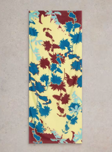 Load image into Gallery viewer, White Stuff UK Floral Placement Scarf Yellow Multi
