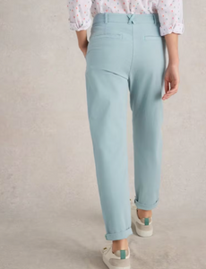 White Stuff UK Twister Chino Pant Light Blue