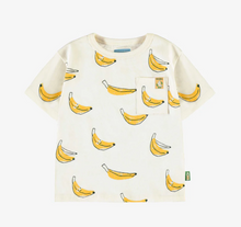 Load image into Gallery viewer, Souris Mini Denim Overall and Banana Tee
