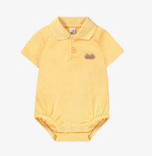 Load image into Gallery viewer, Souris Mini Polo Onesie and Plaid Shorts
