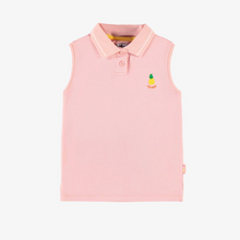 Load image into Gallery viewer, Souris Mini Sleeveless Pique Polo Top
