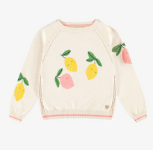 Load image into Gallery viewer, Souris Mini Lemon Motif Sweater
