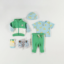 Load image into Gallery viewer, Souris Mini Green Zip Jacket and Jogger
