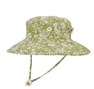 Emily Belle Liberty of London Wide Brim Sunbaby Hat Green