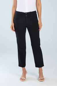 Brenda Beddome Original Crop Straight Leg Pant Black