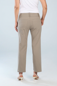 Brenda Beddome Original Crop Pant Straight Leg Mushroom