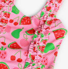 Load image into Gallery viewer, Boboli Fruit Print Ruffle Swimsuit
