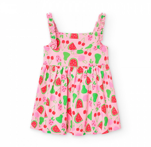 Boboli Fruit Print Dress