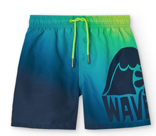 Load image into Gallery viewer, Boboli Ombre Wave Swim Trunks
