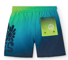 Load image into Gallery viewer, Boboli Ombre Wave Swim Trunks
