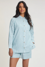 Load image into Gallery viewer, Fig Leidy Cabana Stripe Shirt
