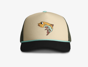 Headster Gone Fishing Trucker Hat