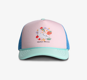 Headster Goose Berry Trucker Hat Pink Marshmallow