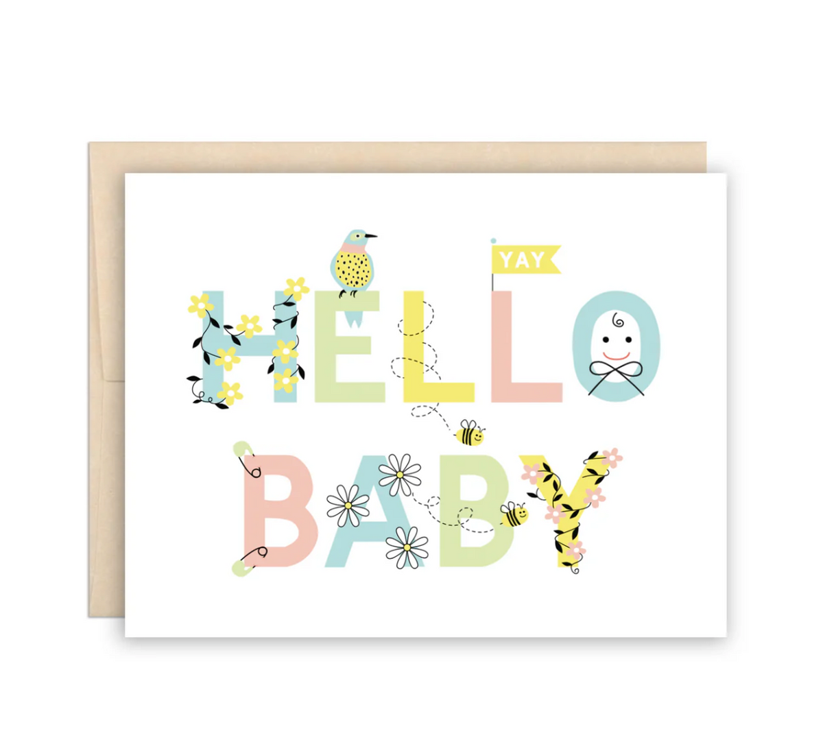 Yay Hello Baby Card – snugonthedanforth