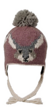 Load image into Gallery viewer, Ambler Kids Creatures Jacquard Knit Hat with Tie
