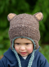 Load image into Gallery viewer, Ambler Kids Forest Animal Knit Hat with Tie
