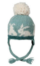 Load image into Gallery viewer, Ambler Kids Bunny Tales Pom Beanie with Ear Flaps
