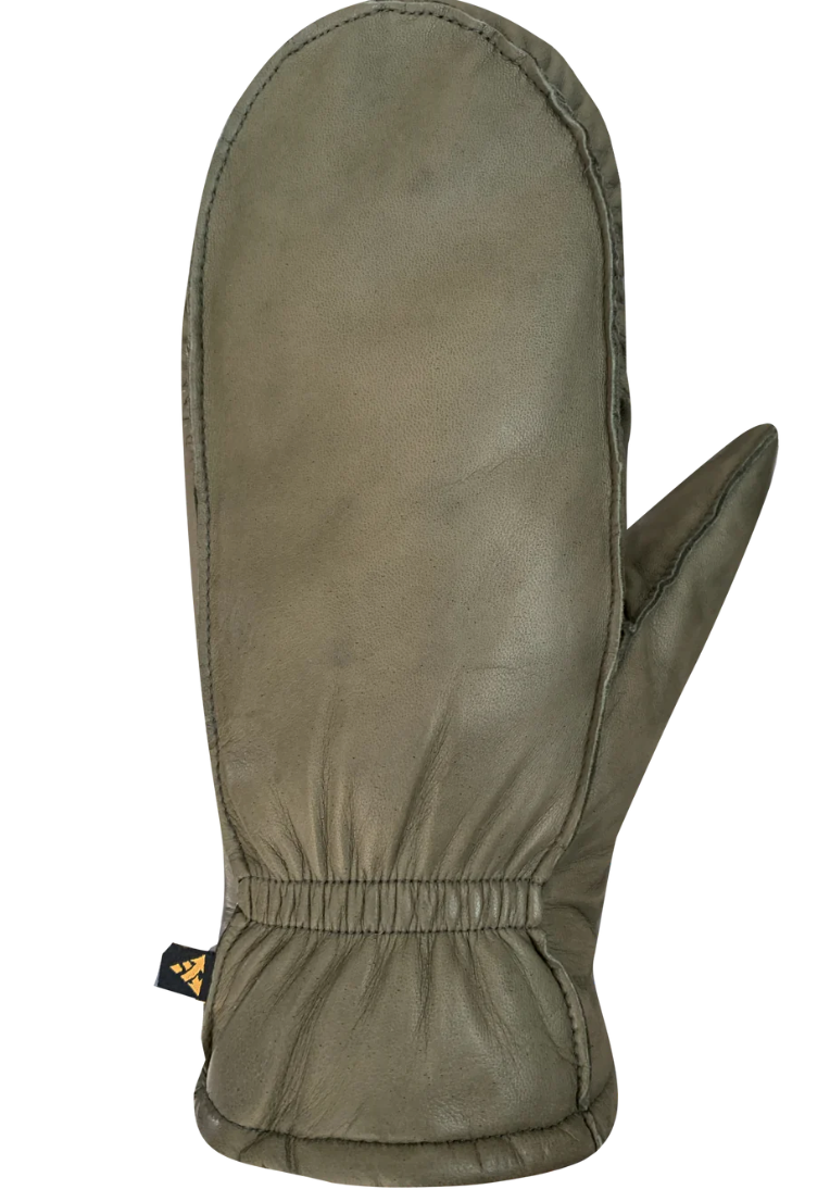 AuClair Kiva Leather Mitts Khaki