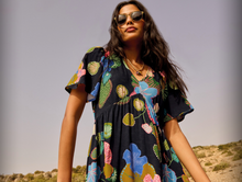 Load image into Gallery viewer, White Stuff UK Lucie Midi Dress Navy Multi
