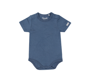 Coccoli Short Sleeve Onesie Majolica Blue
