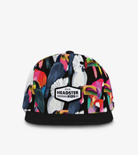 Load image into Gallery viewer, Headster Oasis Birds Snapback Black
