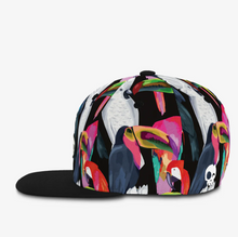 Load image into Gallery viewer, Headster Oasis Birds Snapback Black
