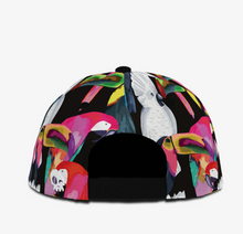 Load image into Gallery viewer, Headster Oasis Birds Snapback Black
